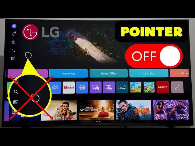 LG TV Magic Remote: How to Turn Pointer/Mouse Cursor Off! [Disable on webOS]