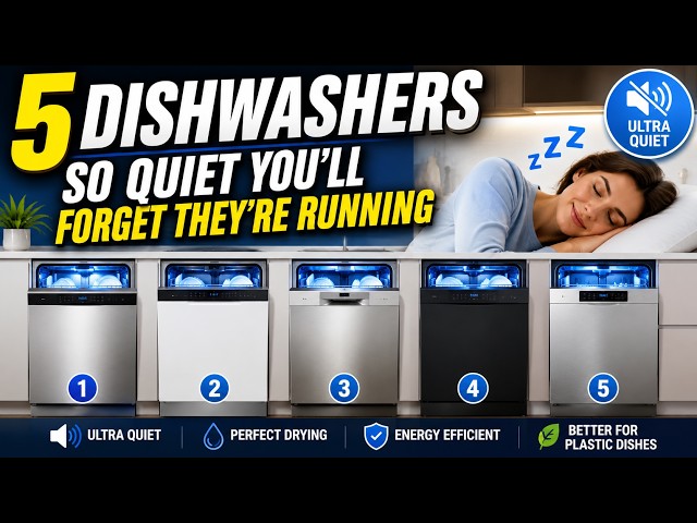 5 Dishwashers So Quiet You'll Forget They're Running