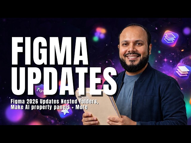Figma 2026 Updates Nested Folders, Make AI property panels + More