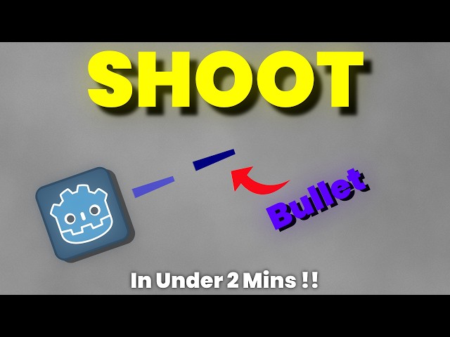 Godot 4 Shooting System (in Under 2 Minutes)