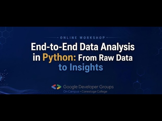 End-to-End Data Analysis in Python Workshop: From Raw Data to Insights