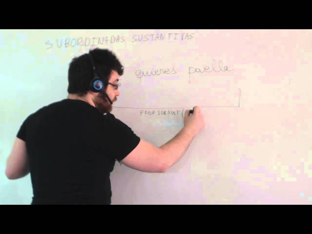 Subordinadas sustantivas y ejemplos Analisis sintactico Lengua Bachillerato Academia Usero