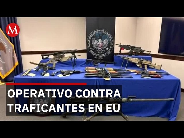 US dismantles ring of 21 traffickers who sold legal weapons to Mexican cartels