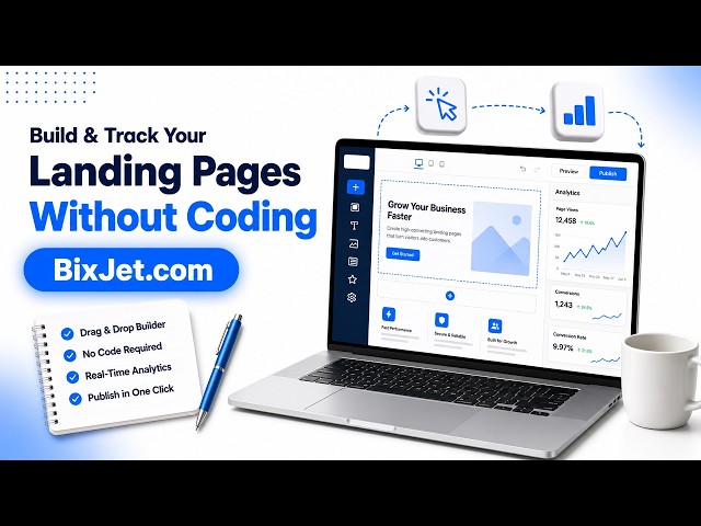 Build & Track Your Landing Pages Without Coding | BixJet.com