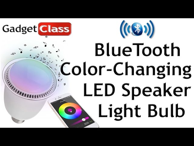 (:Review:) LED Color-Changing Light Bulb w/Bluetooth Speaker ~ Hlight Android/iOs Smart Bulb