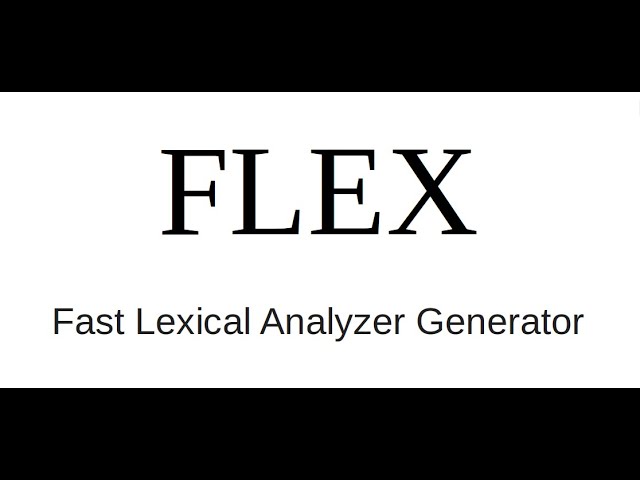 Flex tutorial: Installation and basic program