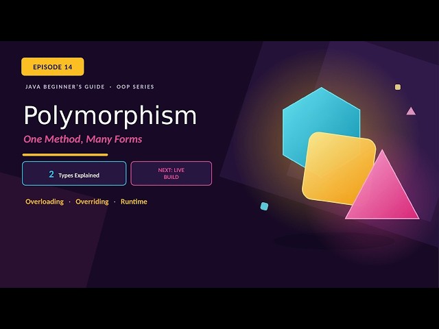 Polymorphism in Java Explained: Compile-Time vs. Runtime (Overloading & Overriding)