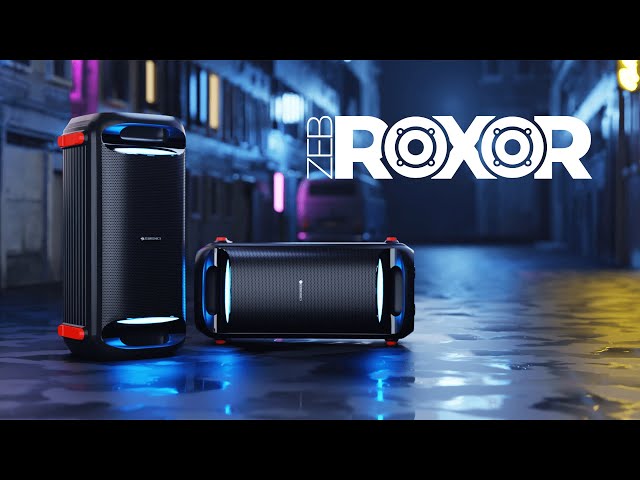 Zebronics | Zeb ROXOR | 1st Indian Brand's DJ Party speaker with Dolby Audio