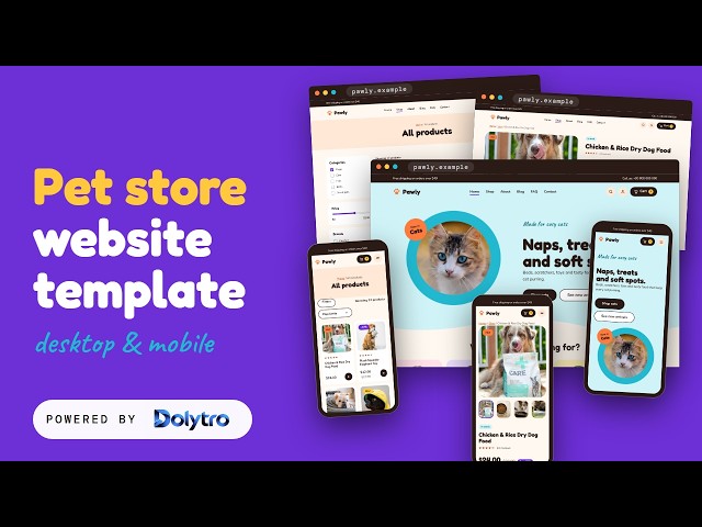 Pet Store Website Template | HTML, CSS & JS | Pawly