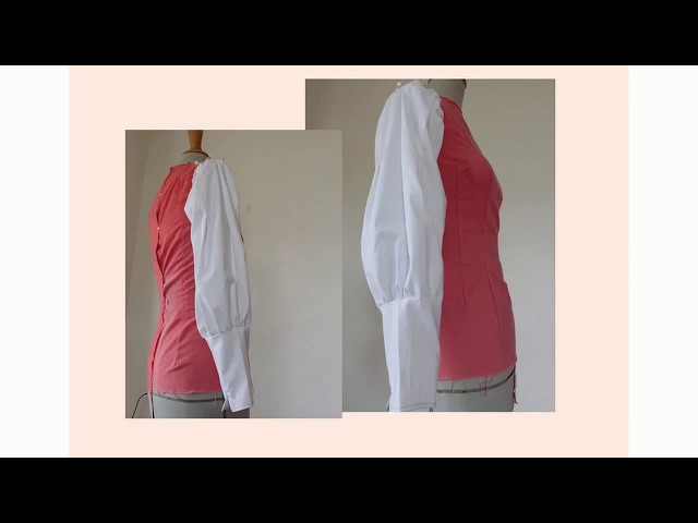 Pattern Making Tutorial : how to draft that fancy sleeve :2 parts sleeve