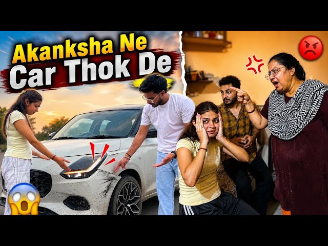 Sister Crashed the Car 😱 Mom Scolded Me! | Vlog 9 Vinit Vlogs
