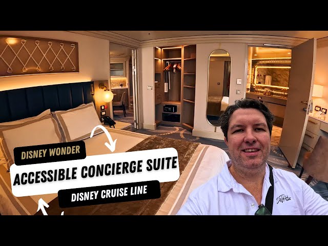 Luxury Meets Accessibility | Inside Cabins 8100 & 8102, Concierge Suites on Disney Wonder
