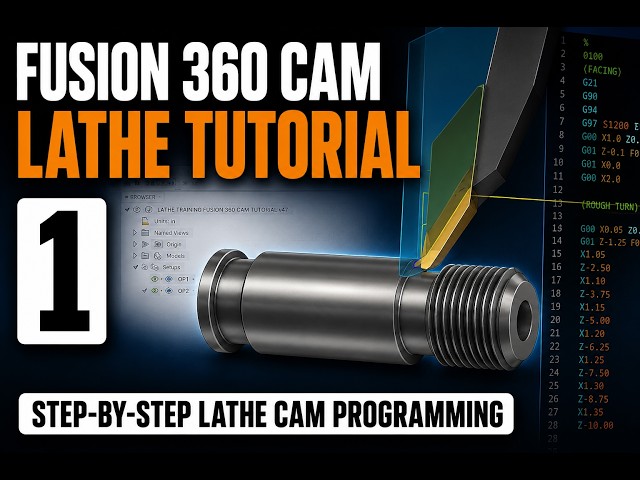 Fusion 360 CAM Lathe Tutorial