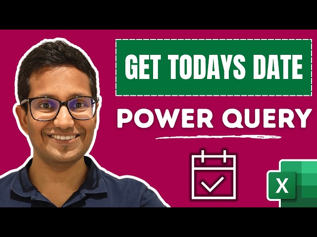 Get Today's Date in Power Query (Easy Formula)