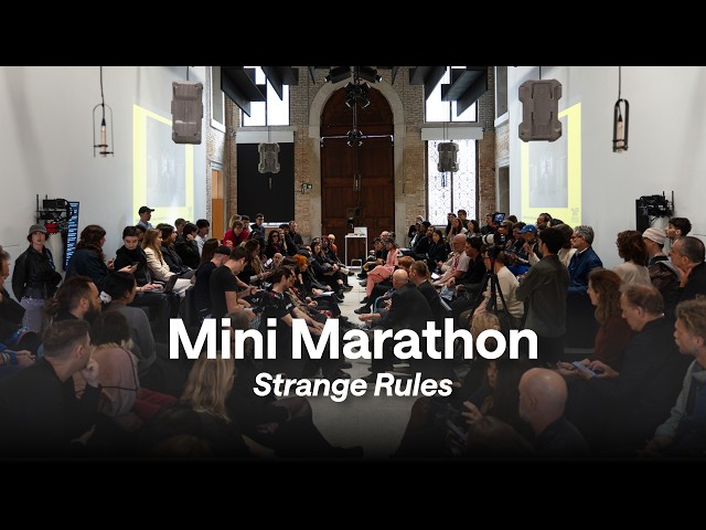 Strange Rules MINI MARATHON | Berggruen Arts&Culture | Palazzo Diedo | 6.5.2026
