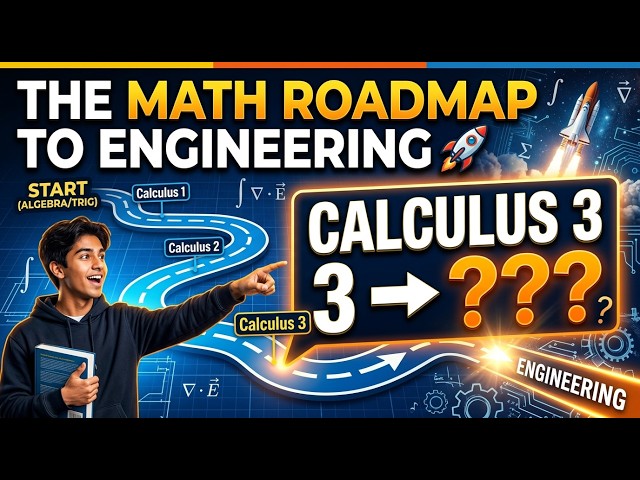 The COMPLETE Math Roadmap to Engineering 🚀 | From Algebra to Advanced Math