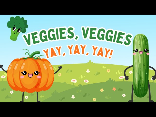 Veggies, Veggies – Yum, Yum, Yum! 🥦 | Vegetable Song for Toddlers | Learn Vegetables in English