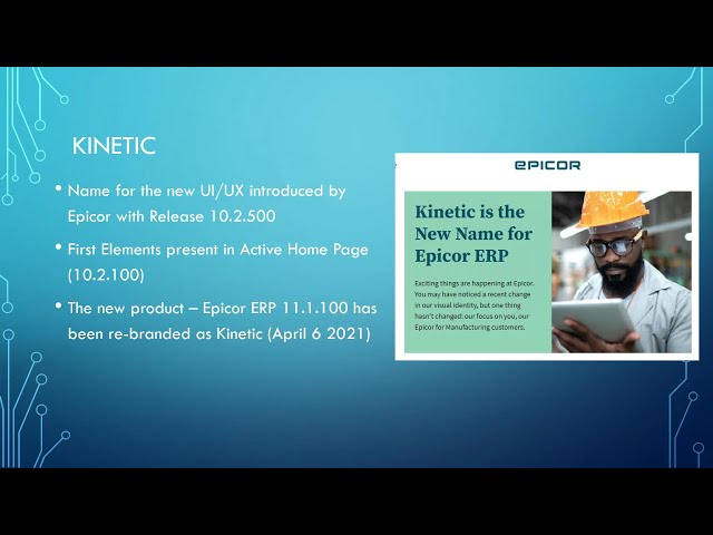 Epicor Kinetics Demo