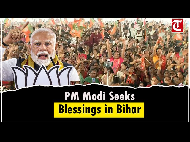 PM Modi Seeks Blessings in Sitamarhi | Urges Voters to Choose Progress and Viksit Bihar