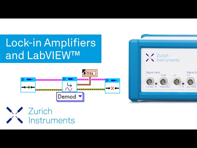 Getting Started with Lock-in Amplifiers and LabView
