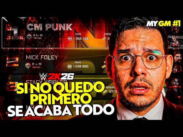 IF I DON'T GET FIRST, GM MODE IS OVER! - WWE 2K26 MyGM Mode