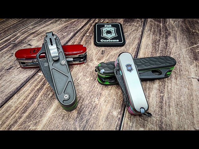 4 Different Custom Swiss Army Knives
