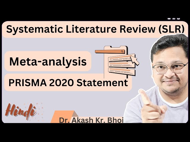 Systematic Literature Review, Meta Analysis and PRISMA 2020 Statement || Bibliometric Analysis