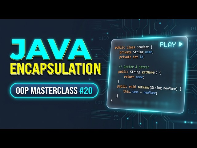 Java Encapsulation & Object Interaction Explained Simply | Java OOP Tutorial #20