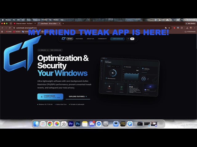 MY FRIEND BUILT This Windows Optimizer