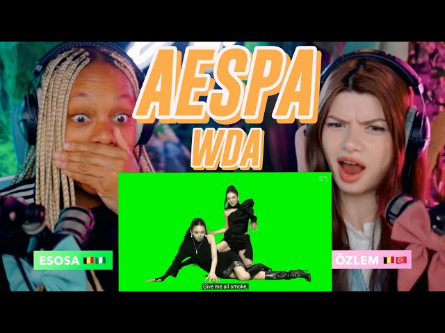 aespa 에스파 'WDA (Whole Different Animal) (Feat. G-DRAGON)' MV reaction