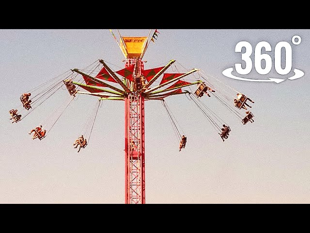 VR 360° Tallest Swing Ride Star Flyer Flat Ride Drop Tower
