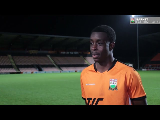 Olu Shobowale Reaction | Barnet FC 4-1 Boreham Wood | FA Youth Cup