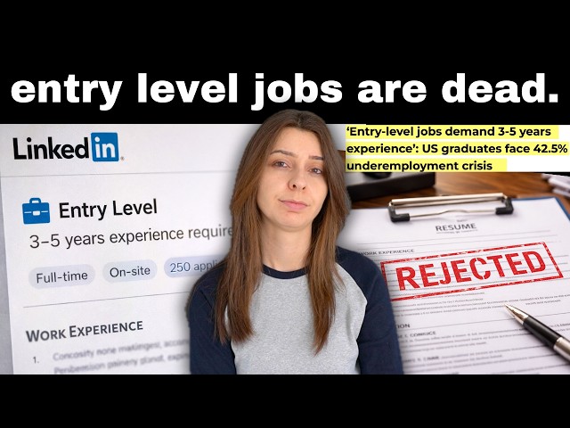 WTF Happened To Entry Level Jobs?