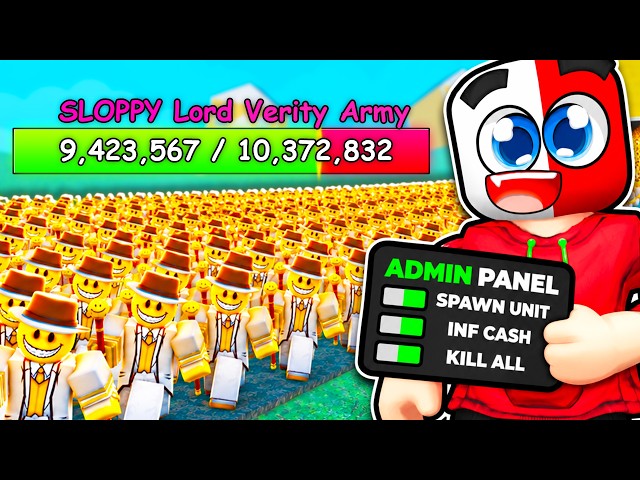 I Abused the ADMIN PANEL in Slop Tower Defense..