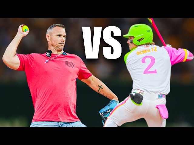 My Dad Pitched to Me in a REAL Baseball Game