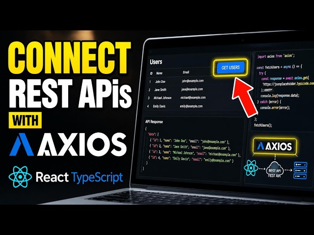 How to connect REST APIs using Axios with React TypeScript - Beginner Guide
