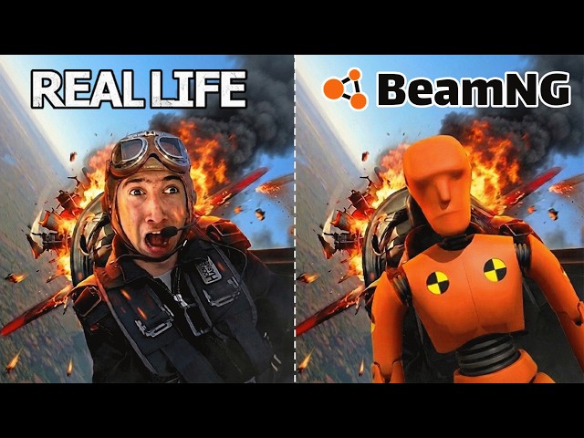 BeamNG But I Felt Every Crash!😱🔥(AirPlane)