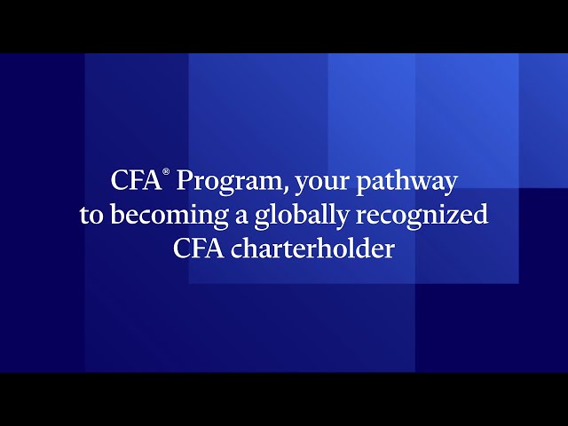 Elevate Your Finance Career with the CFA® Program