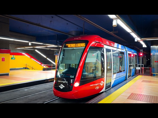 Trams in Madrid, Spain 🇪🇸 | Metro Ligero | 2024