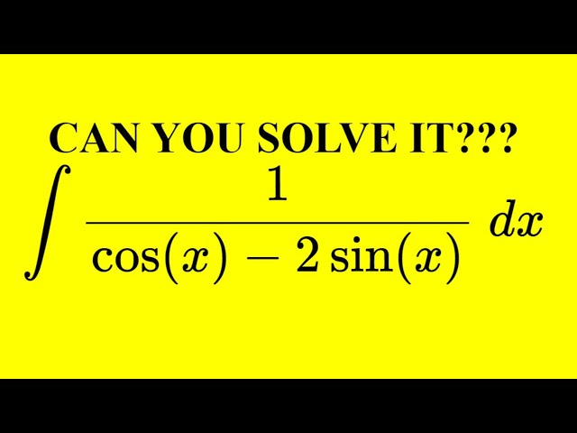 A nice trick for Trig integrals