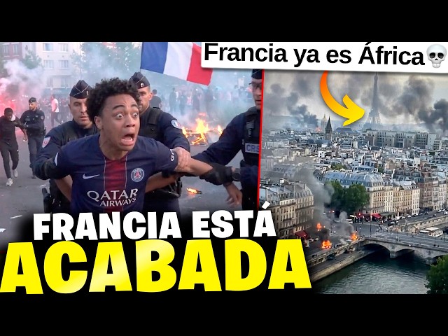 THE END OF FRANCE! PSG fans DESTROY PARIS ❌ To celebrate the Champions League