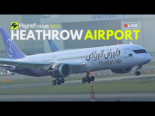 Heathrow Airport Live - Wednesday 3rd June 2026
