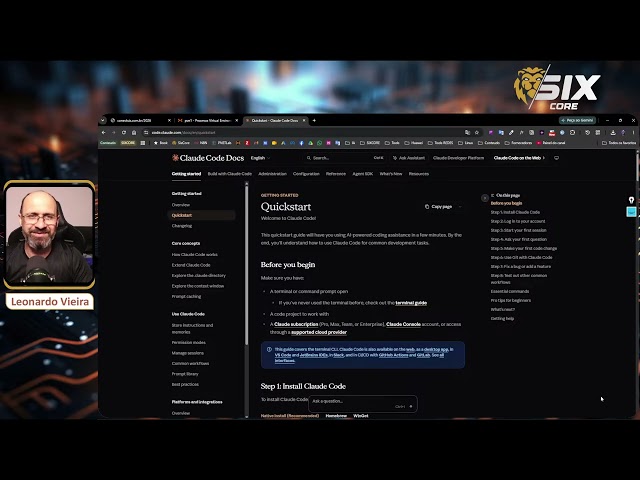 Installing and Using Claude Code on Proxmox via Terminal | Leonardo Vieira - SIXCORE Training