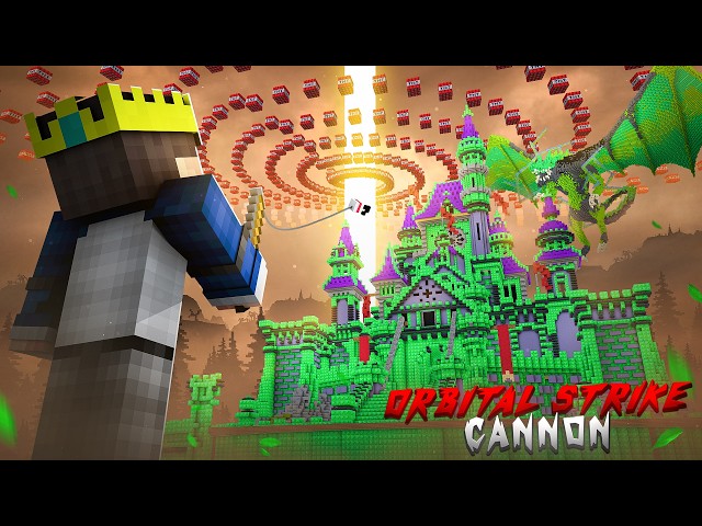 I Build The Orbital Strike Cannon in Minecraft Hardcore...