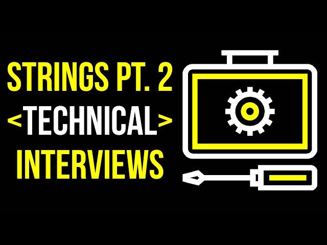String Manipulation Part 2 for Technical Interviews! Learn about split, compareTo, trim, and more!