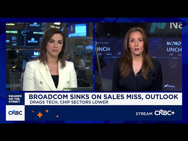 Broadcom shares fall post earnings