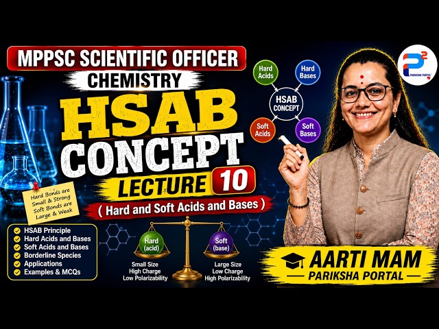 MPPSC Scientific Officer 2026 | Forensic Chemistry | HSAB Concept  | Unit-01 | 1000+ MCQs