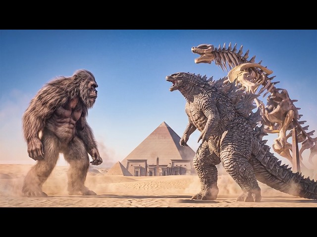Ultimate Godzilla, Muscular Titan, Skeleton Monsters & Mechs Showdowns by Dazzling Divine