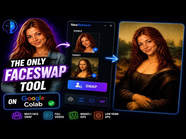 The ONLY AI Face Swap Tool That Works on Google Collab  NeoRefacer 2026