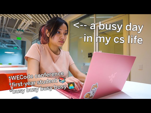 A day in the life of a Harvard computer science student // WECode conference 2023!